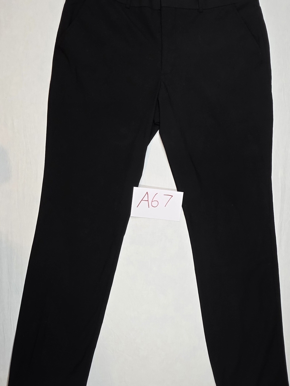 jf j.ferrar Black Super Slim Dress Pants with Subtle Trim